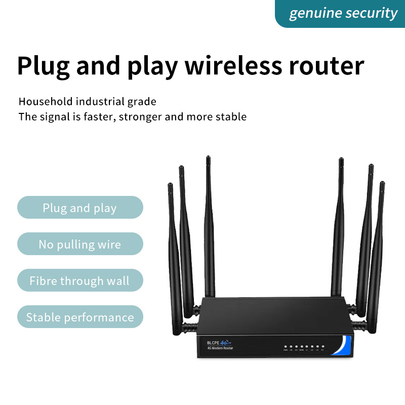 high speed LAN port 4g router with sim card 4g lte router modem