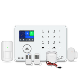 Door Detector Window Sensor 3g gsm wifi home security alarm system APP 8 language TFT touch panel alarm