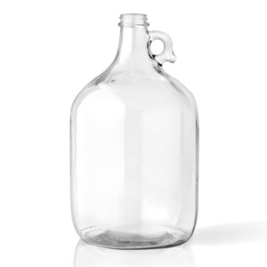 1 Gallon Clear Glass Round Handleware Jug - 38-400 Neck Finish