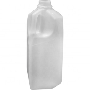 1/2 Gallon (64 oz.) HDPE Plastic Dairy Milk Jug, 38mm