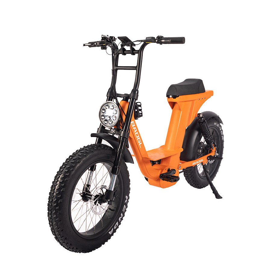 2023 new trend electric fat tire bike 20 inch full suspension city bicycle customize electric hybrid bike US EU