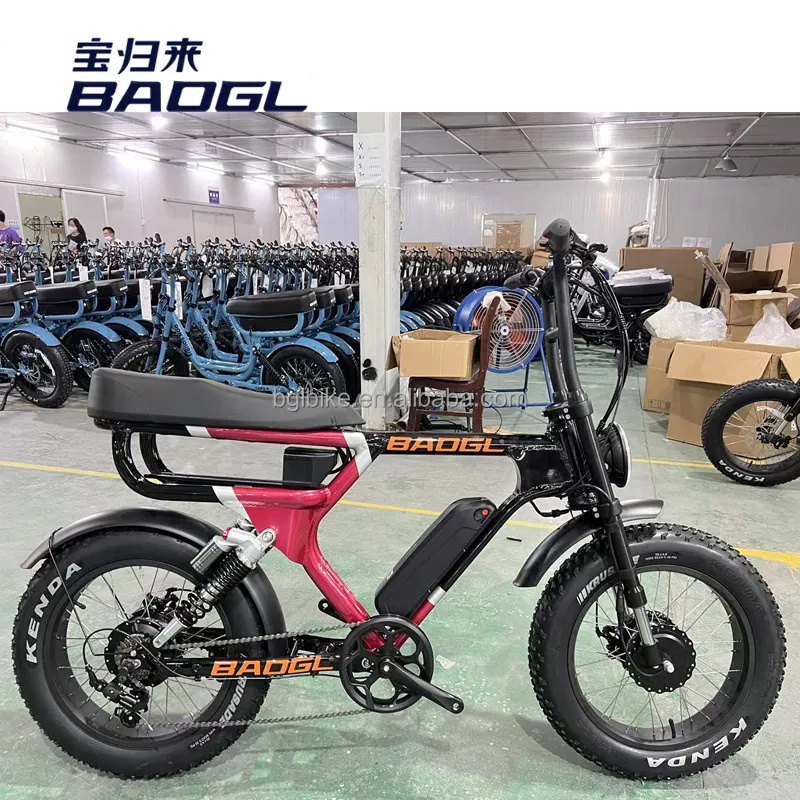 Fat Tire Electric city Bicycles 20 Inch Fat Tire Ebike 48V 1000W Electric Bicycle