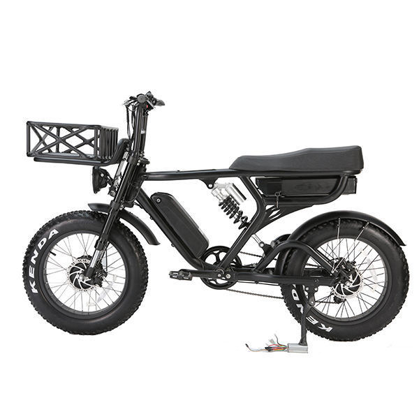 Baogl 2500W 500W 1000W Electric Dirt Bikes Foldable 48V Rear Hub Motor eBike Lithium Battery 20\