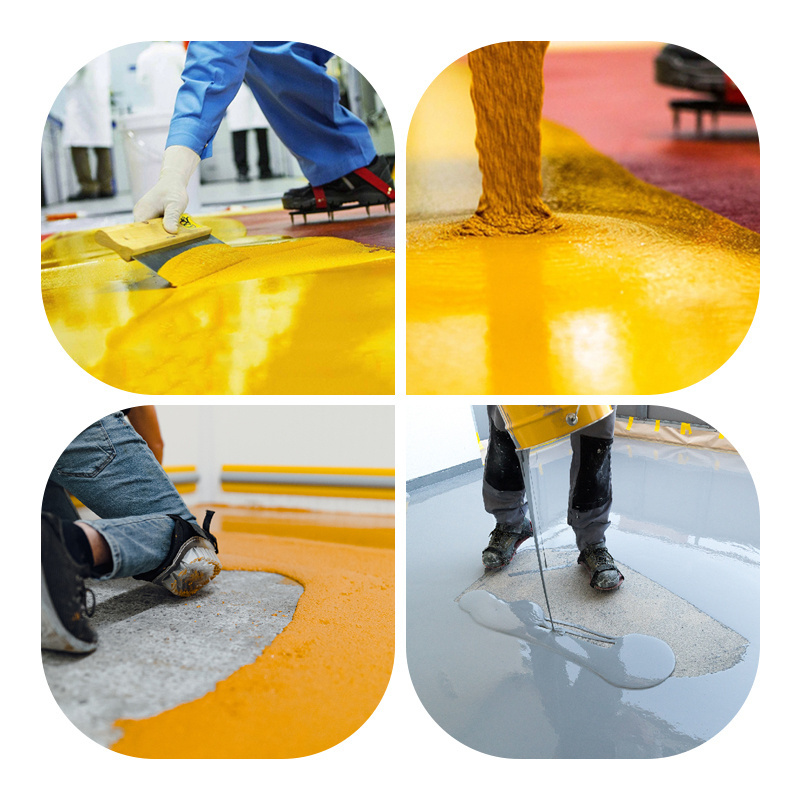 BAYD-MF medium self-leveling epoxy polyurethane mortar load color 4 components