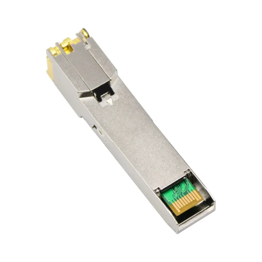 Support UTP CAT5 Copper RJ45 to SFP Fiber Ethernet Transceiver Module for Optical Data Communication