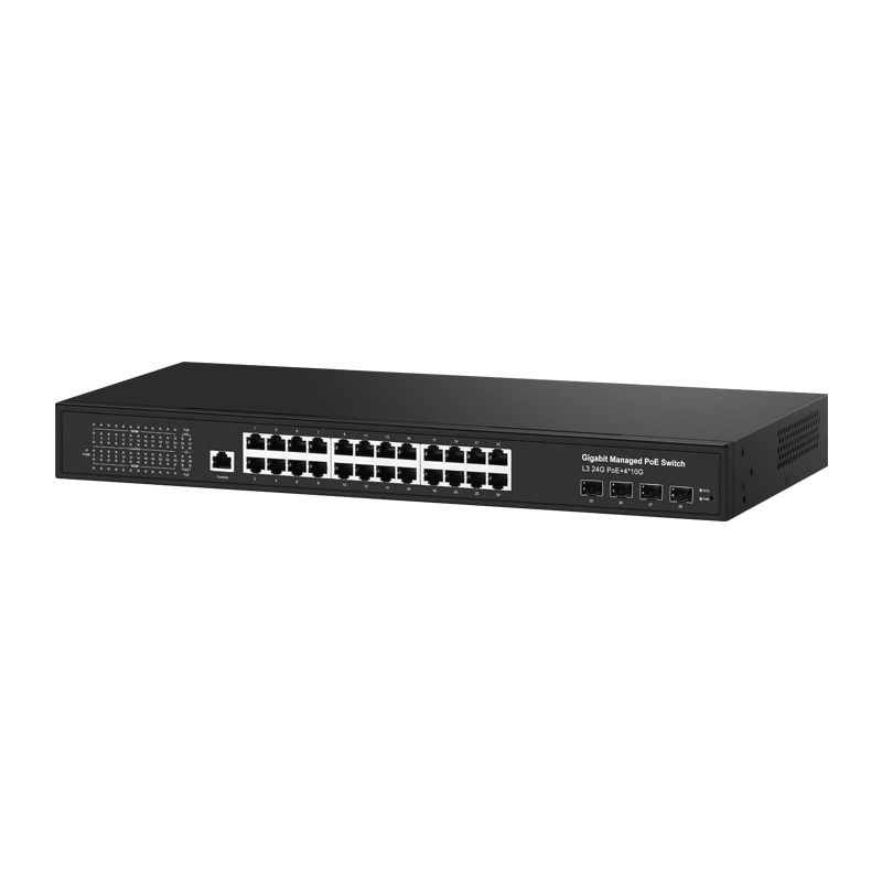 Factory Direct sale SFP Ports 24gpbs Industrial Ethernet Switch 24 Port Gigabit Ethernet Custom Ethernet Switch SFP Switch