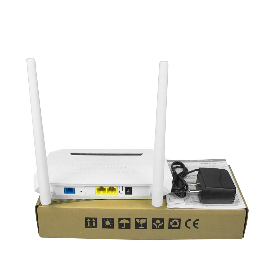 Wholesale FTTH 1Ge+1Fe+Wifi 2port GPON ONU dualband onu