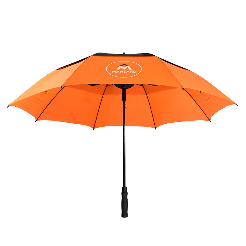 60 inch custom air double canopy vented travel strong 8 panel huge oversized fiberglass giant biggest extra large golf umbrella