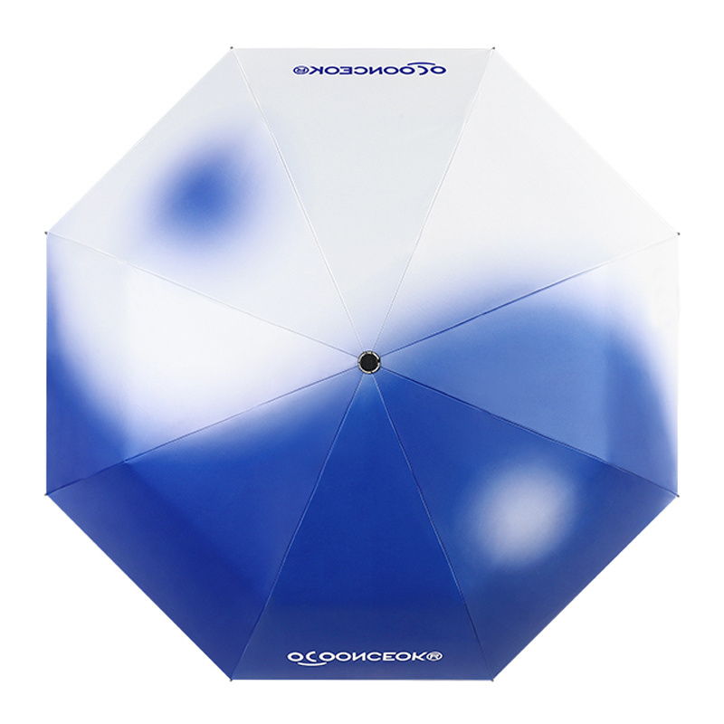 Promotional Uv Custom Umbrella With Logo Print Rain Anti-uv Foldable Paraguas Parapluie 3 Automatic Folding umbrella