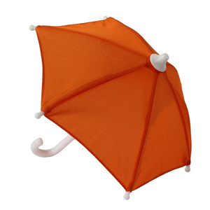 High Density Pongee Waterproof Anti Tearing High Water Repellency Sunscreen Portable Mini Mobile Phone Umbrella