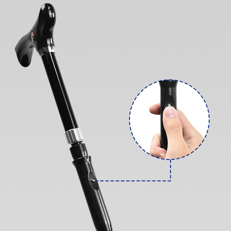 Black Coated Sun Protection Lightweight High Density Waterproof Durable Frame Windproof Separable Walking Stick Umbrella