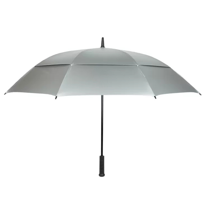 High Density Pongee Strong Waterproof Double Layers Air Vented UV Protection Umbrella