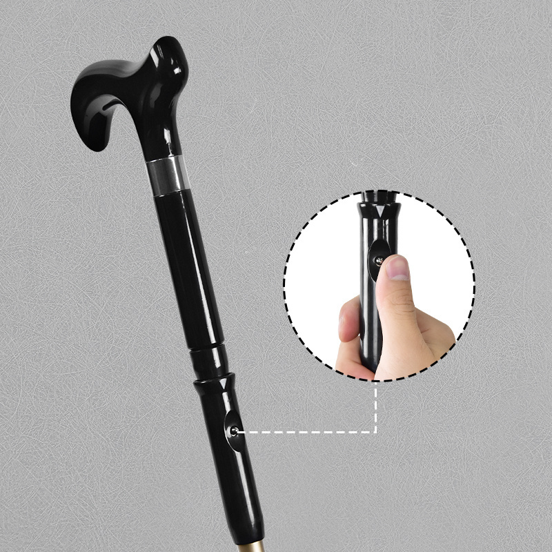 23 inches Adjustable And Separable Anti-Slip Straight Durable Frame Windproof Manual Open Detachable Walking Stick Umbrella