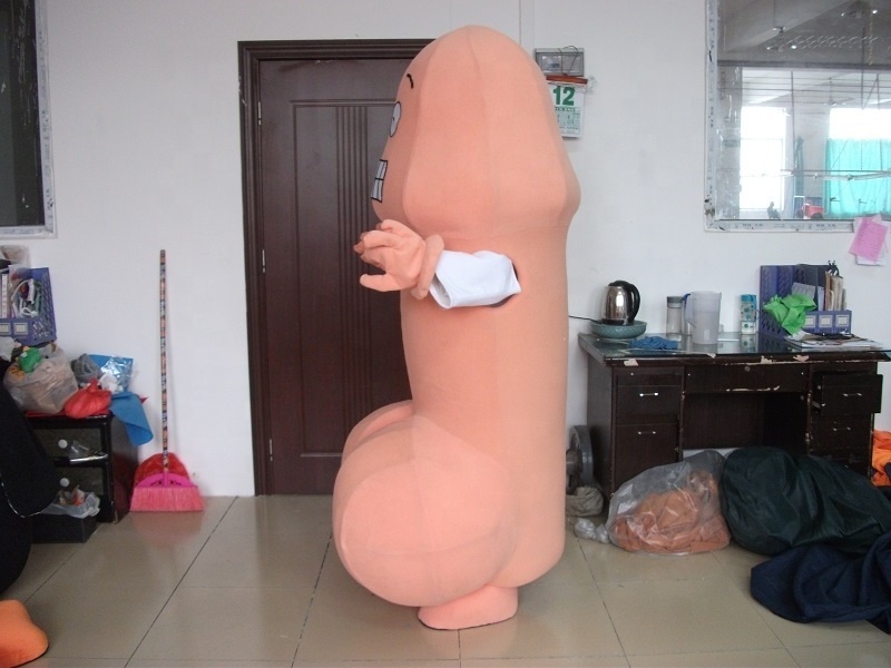 Unique mascot design penis mascot costume for adults party