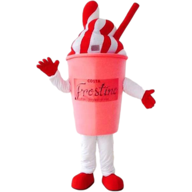 New design custom made frozen yogurt cup mascot costume for advertising show