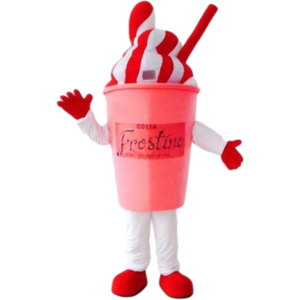 New design custom made frozen yogurt cup mascot costume for advertising show