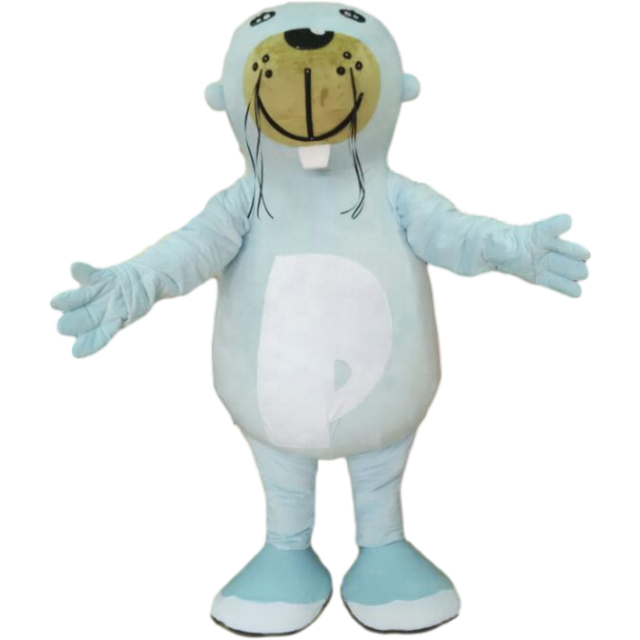 Custom sea lion mascot costumes adult character cartoon blue sea lion mascot costume with good price and quality