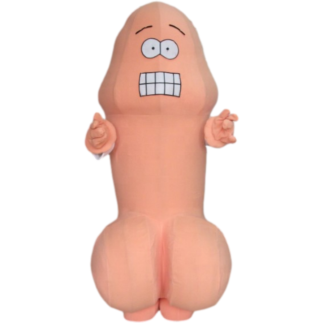 Unique mascot design penis mascot costume for adults party