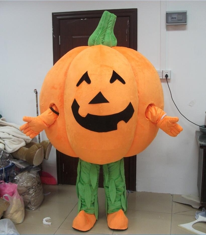 Custom made Pumpkin Mascot Costume for Halloween Party