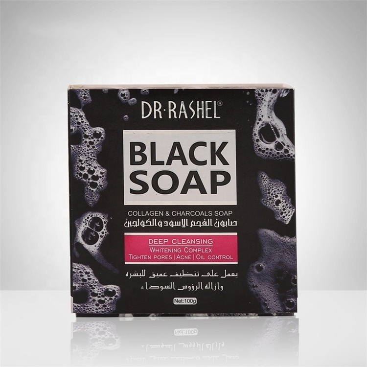 Dr.Rashel Bamboo charcoal essence soap Remove Blackhead Whitening Handmade Soap