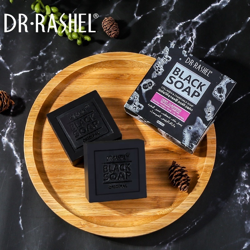 Dr.Rashel Bamboo charcoal essence soap Remove Blackhead Whitening Handmade Soap