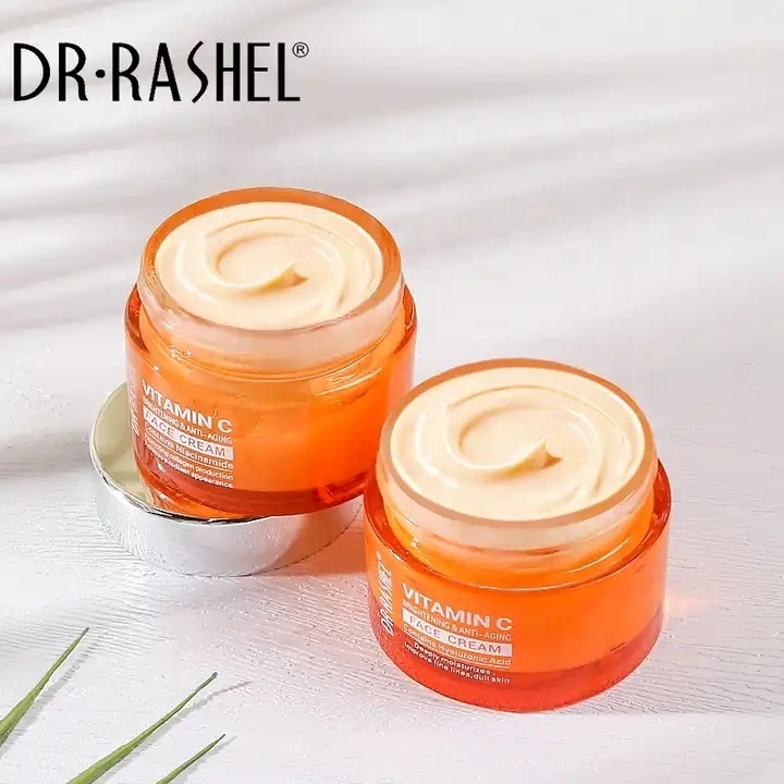 DR.RASHEL Vitamin C Face Deep Moisturizing Improves Dark Skin Whitening Cream