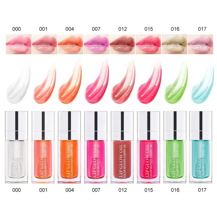 Ibcccndc Crystal Jelly Moisturizing Lip Oil Lip Gloss Makeup Sexy Plump Lip Glow stick