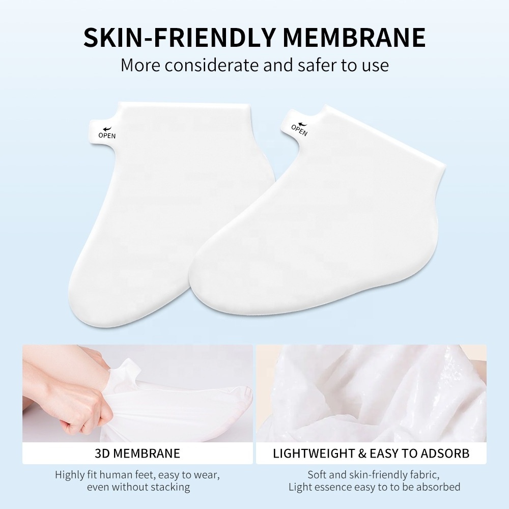 LANBENA foot peel mask exfoliating peel off calluses dead skin foot mask socks