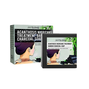 JAYSUING Whitenings Soap bar Acanthosis Nigricans Treatment Bamboo Charcoal Brightening Soap for Smooth Face and Body