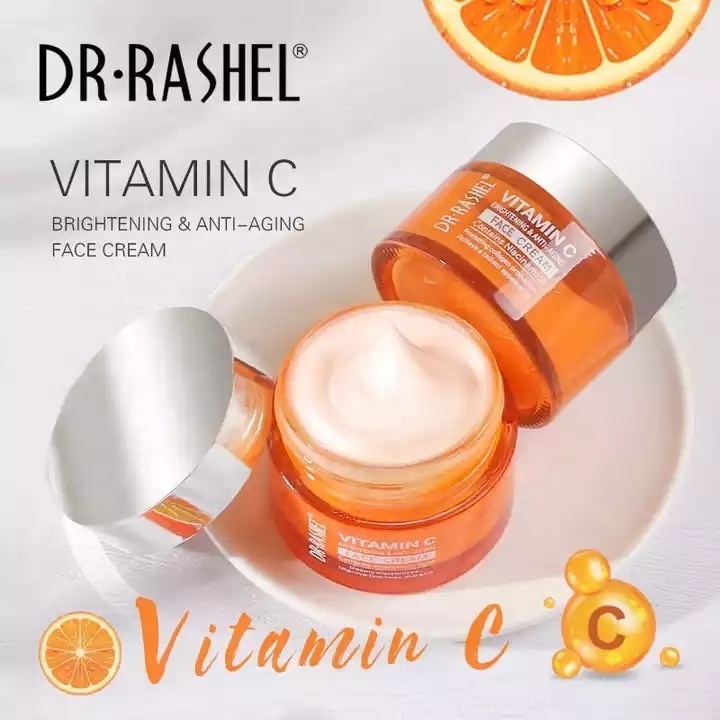 DR.RASHEL Vitamin C Face Deep Moisturizing Improves Dark Skin Whitening Cream