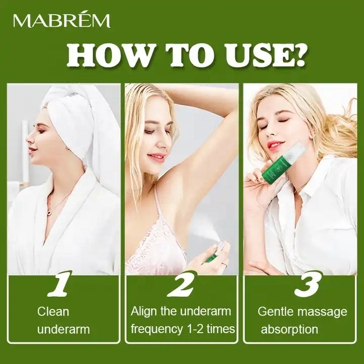 Mabrem natural underarm odor freshener dry and comfortable antiperspirant fragrances deodorant body spray