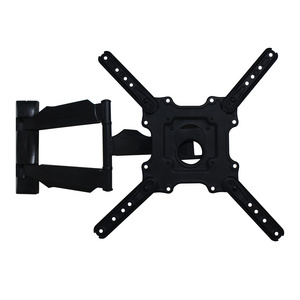 Full Motion Single Arm Steel TV Bracket Wall Mount For 32"-55" With Swiveling And Tilting TV Stand