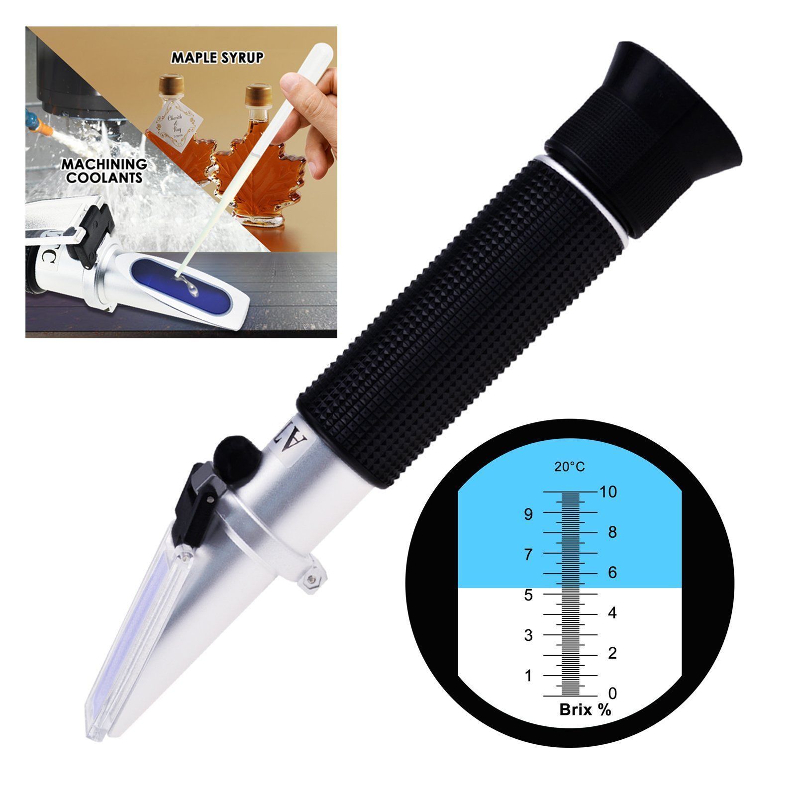 Wholesale 0-10% Brix Atc Fructose Brix Meter Handheld Brix Autorefractometer