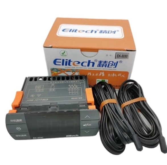 Elitech Thermostat EK-3030 Temperature Controller for Cold Storage Freezers Refrigeration and Defrosting Fan