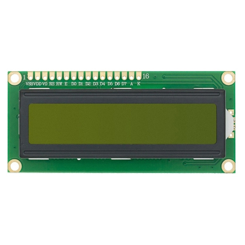 LCD 1602 16X2 Character LCD Display Module Yellow Green Backlight Screen Module LCD1602 with I2C