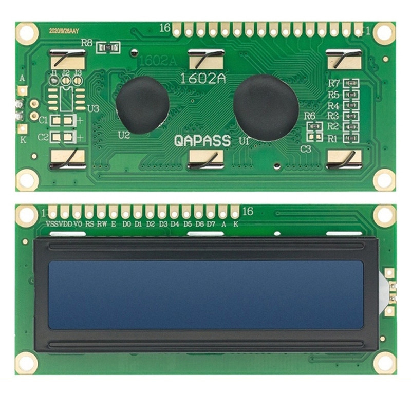 LCD 1602 16X2 Character LCD Display Module Yellow Green Backlight Screen Module LCD1602 with I2C