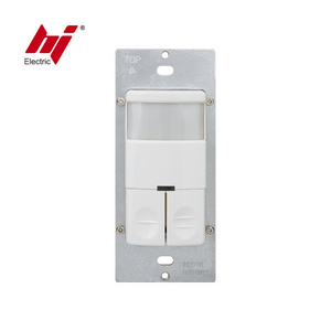 Automatic Turn off Light Occupancy Vacancy Sensor Switch with Dual Relay