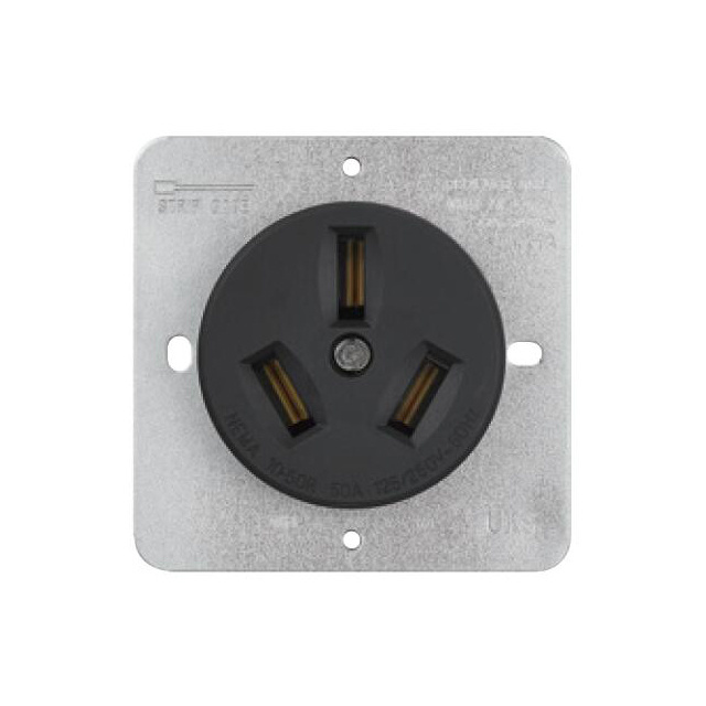 Dubai, Saudi Arabia 50A 125/250V  Flush Mounted Reeptacle 50 Amp NEMA 10-50R