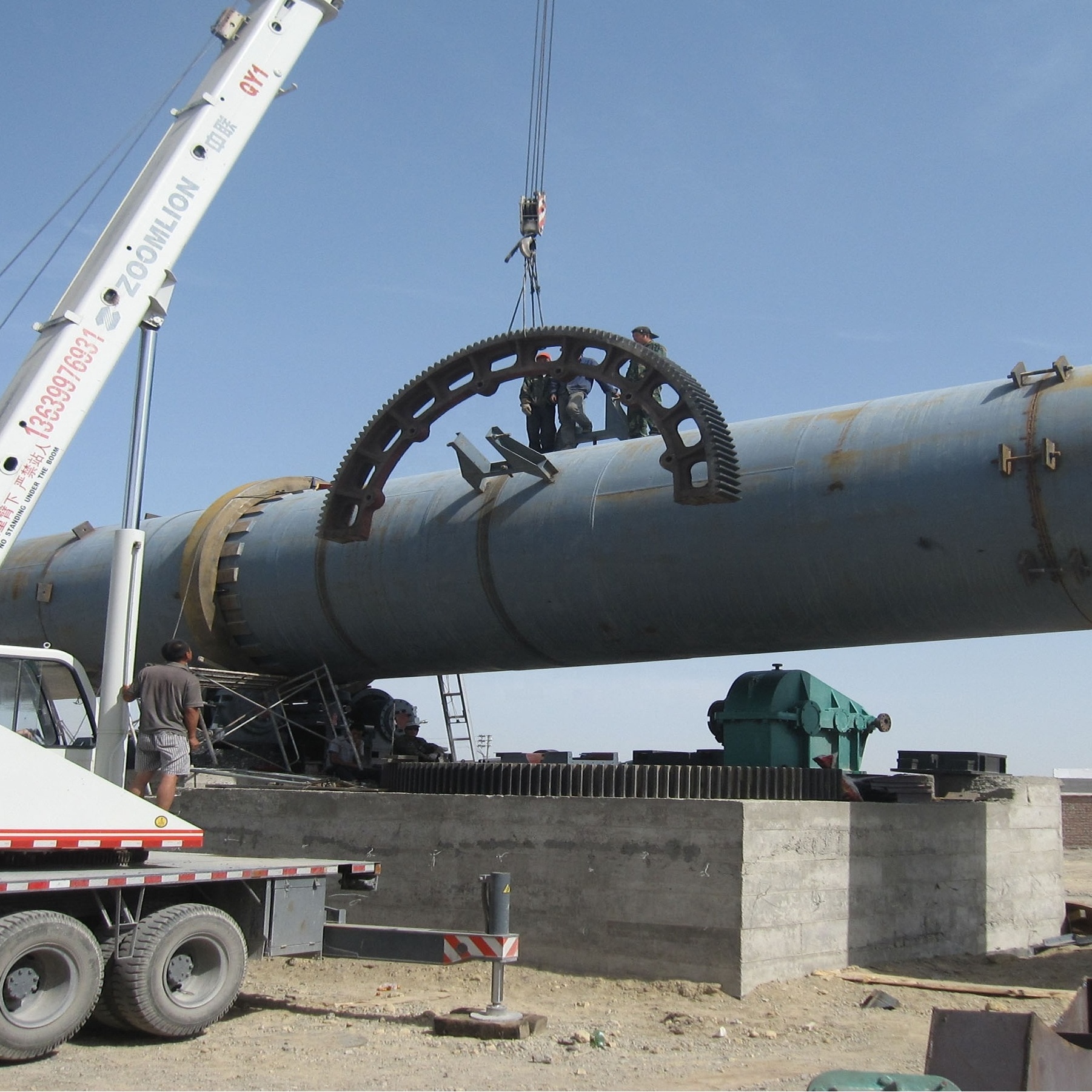 New Environmental-friendly Rotary Kiln for Soil Restoration Solid Waste Incineration Rotary Kiln Production Line