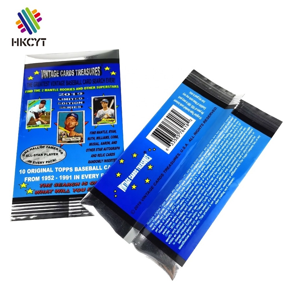 Mylar aluminum foil bags back seal bag small plastic bags sachet packaging for card package