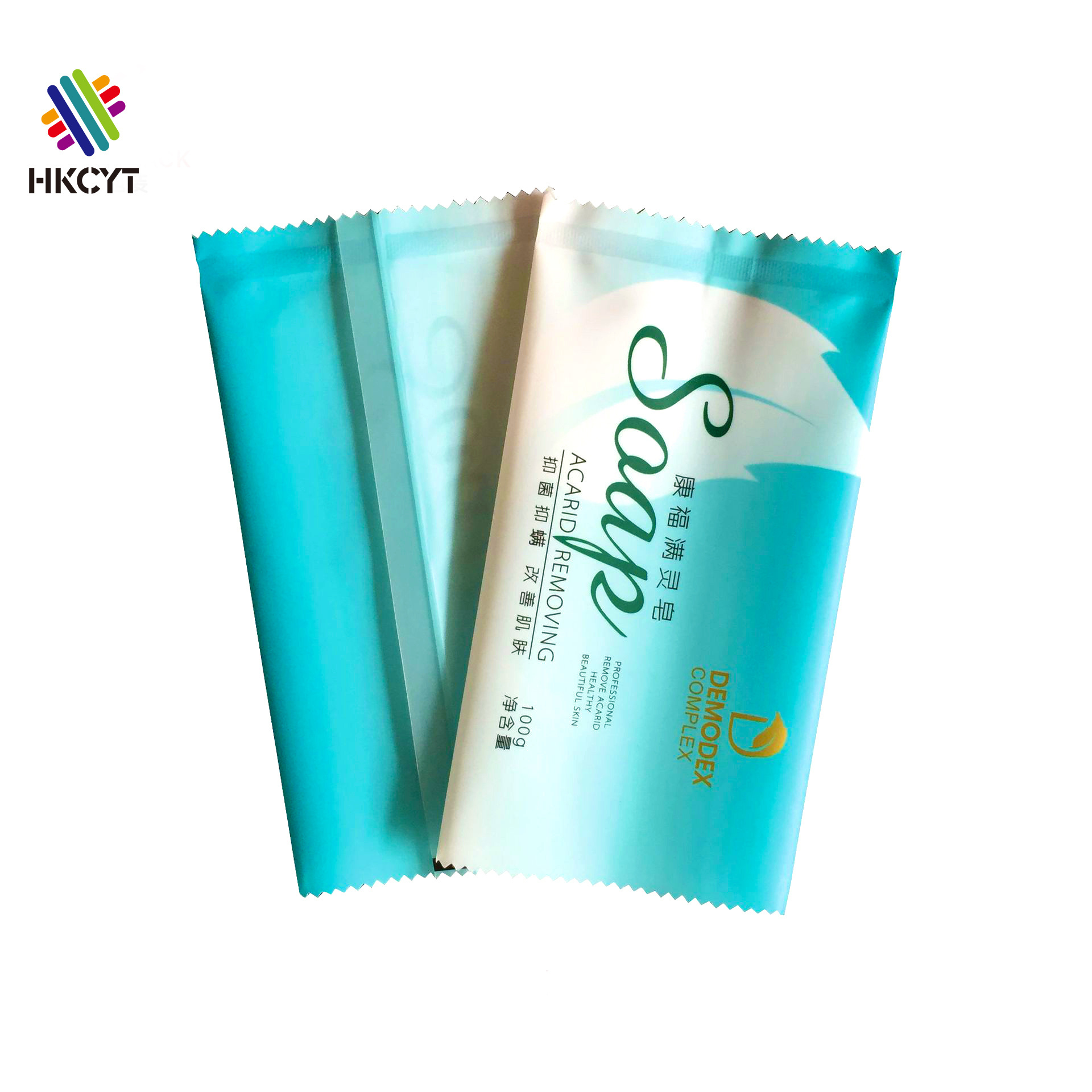 Plastic packaging pouch wholesale Mylar Bags Sachet Back Side Seal Bag Soap Packaging Bag