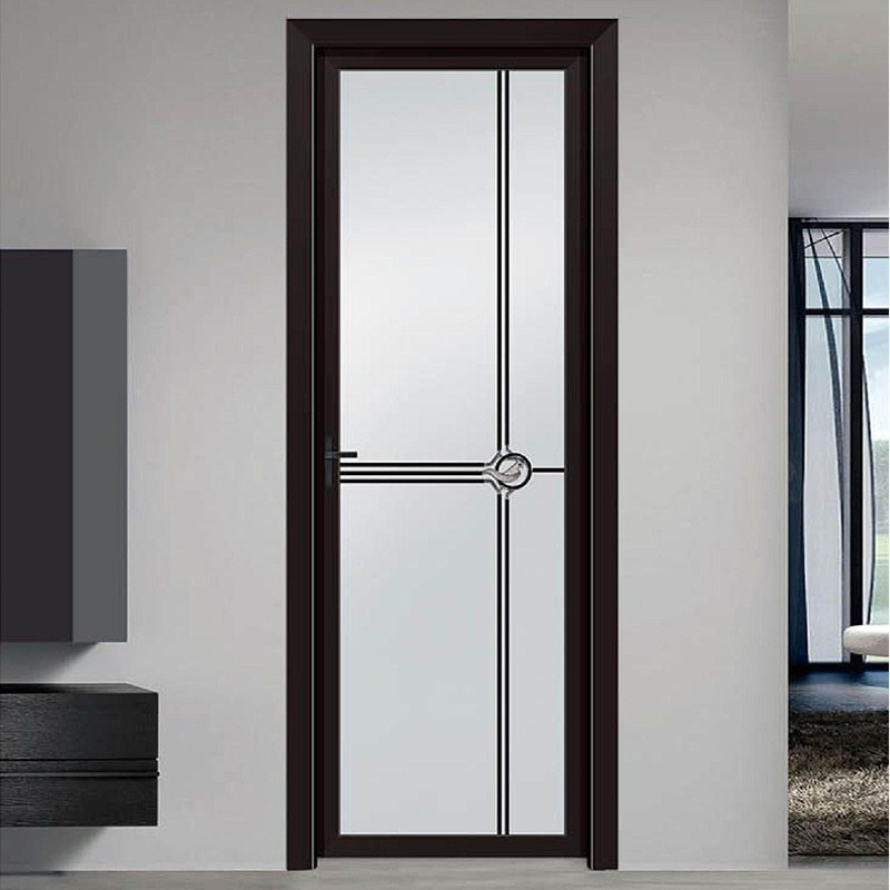 Aluminum Bathroom Folding Interior Doors Waterproof Water Resistant Toilet Door Casement Sliding Door