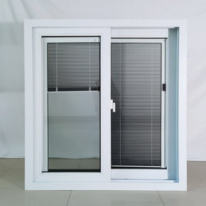 Factory Directly Supply Sliding Windows Triple Glazed Hurricane Impact Pvc Profile Upvc Door Frame Window