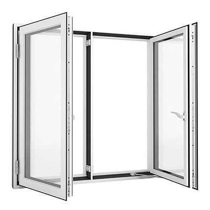 Newest Modern Design Pvc Casement Soundproof Double Glazed Aluminum Alloy Upvc Pvc Folding Horizontal Sliding Window With Screen