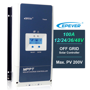 Epever Tracer10420An 12/24V/36/48V 100A 5000 watt MPPT Solar Charge Controller EPEVER 100 AMP 200V