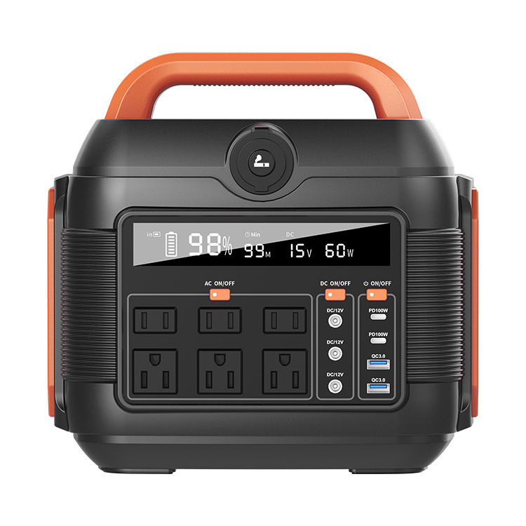 GCSOAR 600w 576Wh (40Ah 14.4V) Portable Power Station with Solar charging PD charging Combination charging