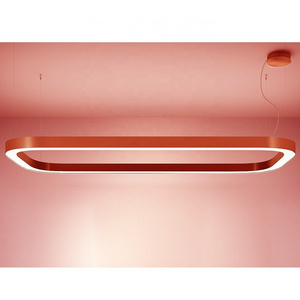 0.4m 0.6m 1m 1.8m 5.4m Rectangle Led Pendant Light for Dining Living Room Center Table Kitchen Bedroom Minimalist Decor