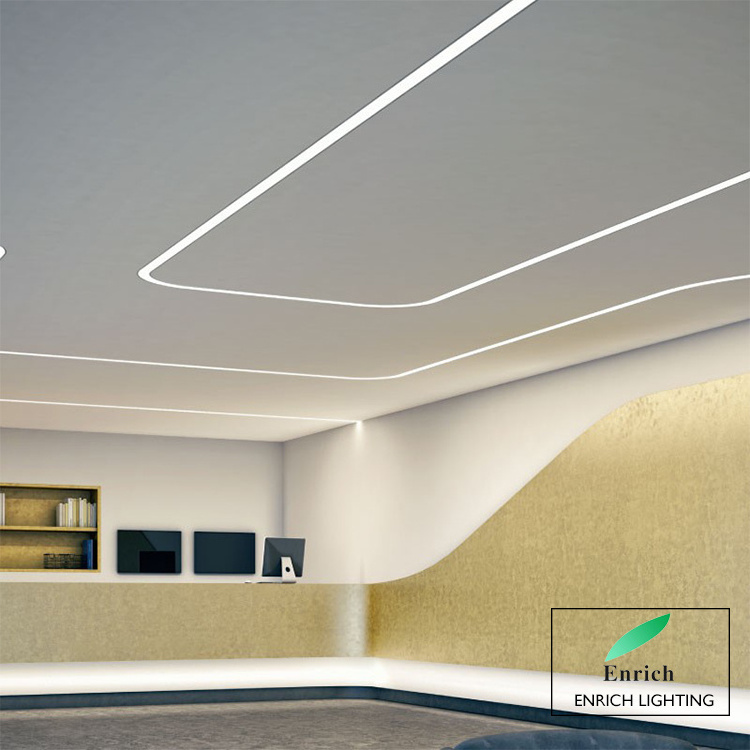 20w 24 inches Dali dimmable trimless recessed   LED linear light Custom Design with 5 years warranty