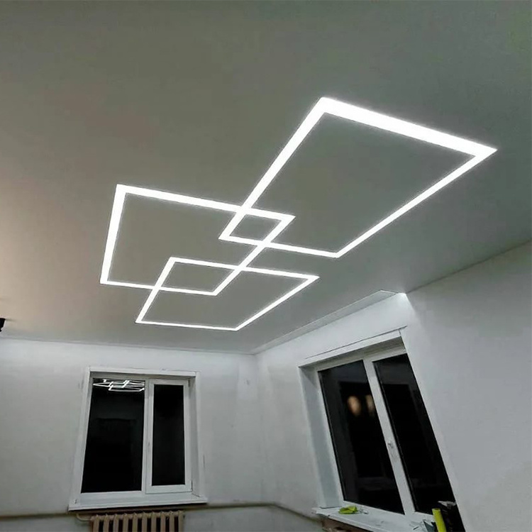 High Quality White/Black/Silver aluminum led linear light recessed mounting Fixtures led linear luminaires