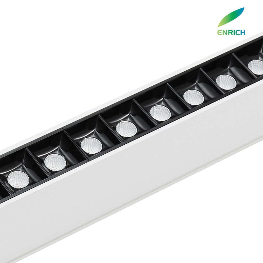 New anti glare led linear trunking light with different shell colors